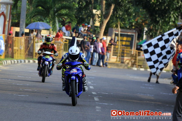 Agung Septian Alba Finish terdepan