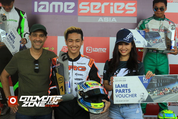 Senyum kemenangan Prassetyo Hardja
