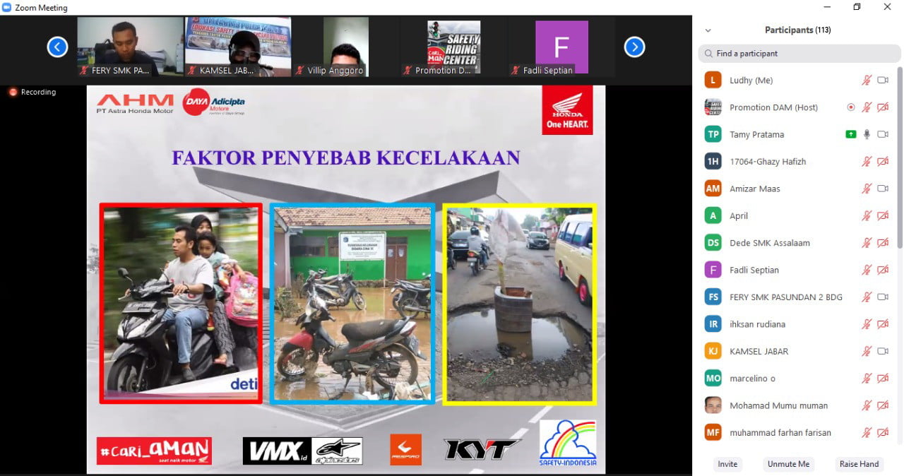 Webinar Safety Riding