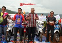Grand Final Norifumi JMR Segitiga Baja Serahkan 5 Unit Motor DI Sirkuit Erbehex Tasikmalaya