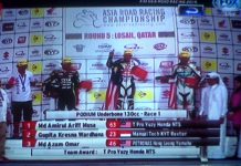 Race 1 UB130 ARRC 2015 Qatar : Pembalap Malaysia Podium Pertama, Gupita Kresna Kedua