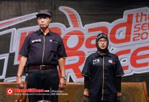 3 Motor Digelontorkan Montesz Saat Nite race Pamungkas Bupati Indramayu, Hj. Anna Shopanah photo bareng H Handoko Halim