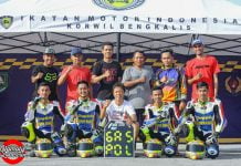 Kontingen Balap Motor Kabupaten Bengkalis Targetkan Raih 2 Emas di Porprov IX Kampar 2017