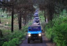 Ada Pertamax Turbo di Mercedes Jip Indonesia Overland Tour 2017