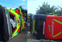 5 Daftar Kecelakaan lalu lintas yang tidak dijamin Jasa Raharja service car 7 Berlian Dragon racing alami kecelakaan