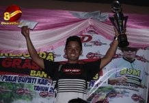 Kejurda Grasstrack Banten Seri 3 2018 : Tak Terbendung Chikal Faizal Raih Juara Umum Open