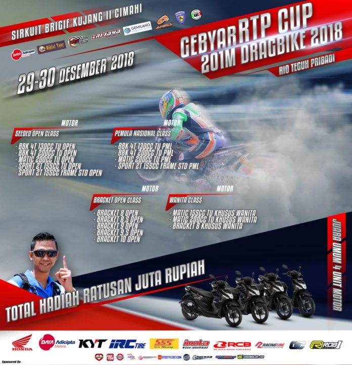 flyer gebyar RTP Cup drag bike 2018