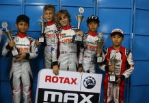 AMC Seri Perdana Shah Alam 2019 : 3 Pegokart Indonesia Podium Di Malaysia Kimi Rae (kiri) dan Malik Bintang (kanan) 2 pegokart Indonesia Podium