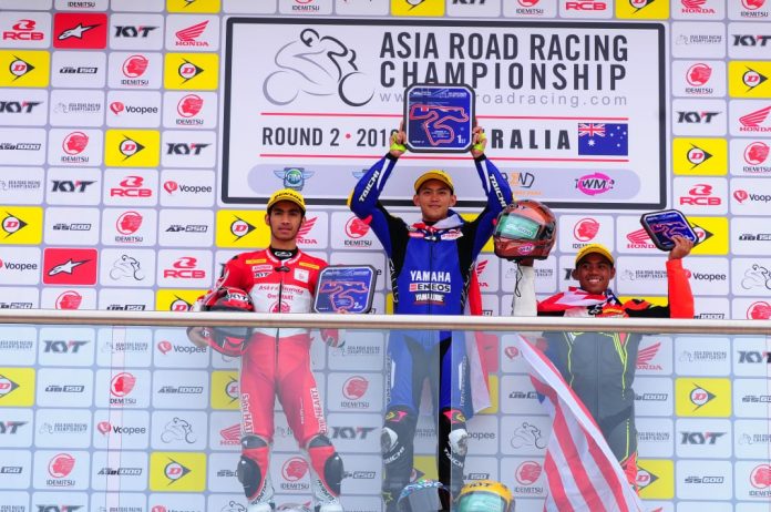 Andi Gilang podium dua seri dua ARRC Australia