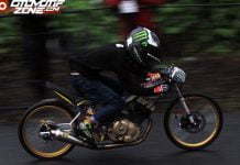 Trek Basah dan Motor Kuat, Katon Kilup Tercepat Bebek 4T 200 di RKM Drag Bike