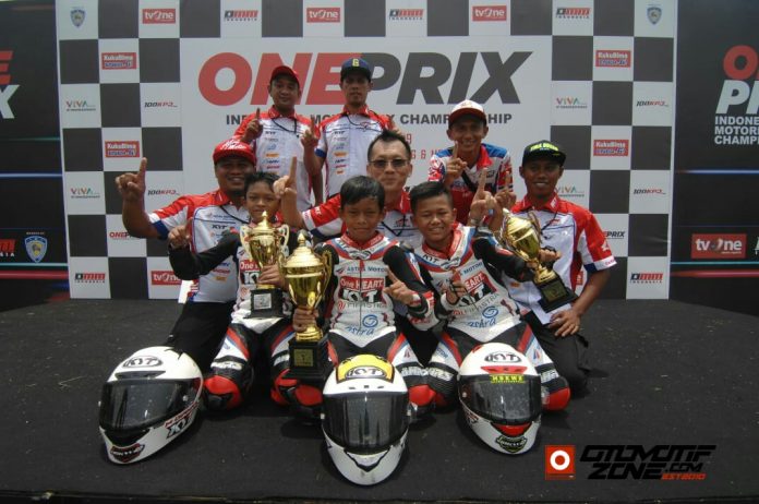 Trio ART Sapu Bersih Podium di Kelas ECU Standar