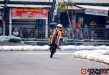 Bupati Cup Cianjur Road Race Championship 2019 : Putra PA Kabur-Kaburan Bersama Yamaha F1ZR Naderajaya Aksi Putra PA pada kelas Bebek 2 Tak