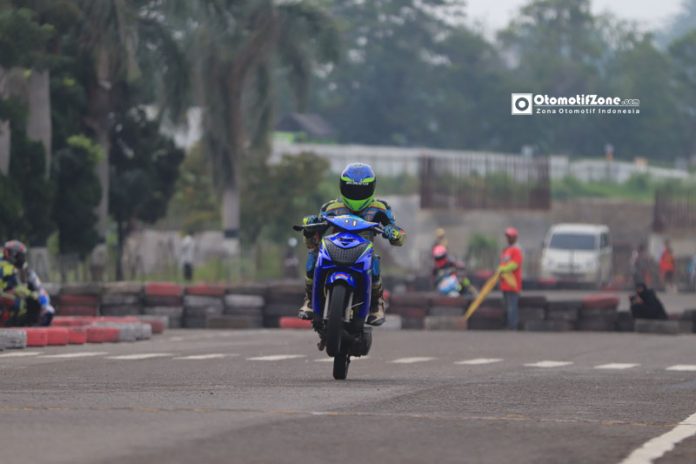 Selebrasi Robby Rizaldy Pada Kelas Matic FFA