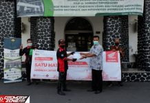 Honda Community Jateng Serahkan Donasi Kepada Tenaga Kesehatan di Lima Titik