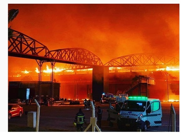 Spot Penting Sirkuit Termas de Rio Hondo Argentina Terbakar