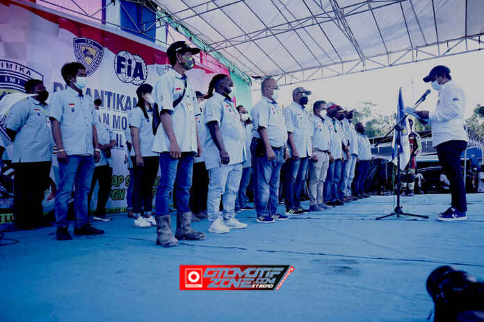 Pelantikan IMI Korwil Kabupaten MImika periode 2021-2023