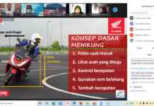 1500 Pelajar Ikuti Virtual Safety Riding Honda