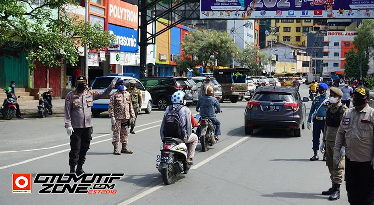 Uji coba pengalihan arus lintas jelang pelaksanaan PON XX di Papua