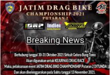 Event Jatim Drag Bike Championship Tetap Gas, Pindah Tanggal 13 November 2021