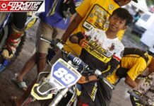 Rookie Dari Palangkaraya, Tengku Haikal Kompetitif Dan Podium Di BOS Motocross Cimahi