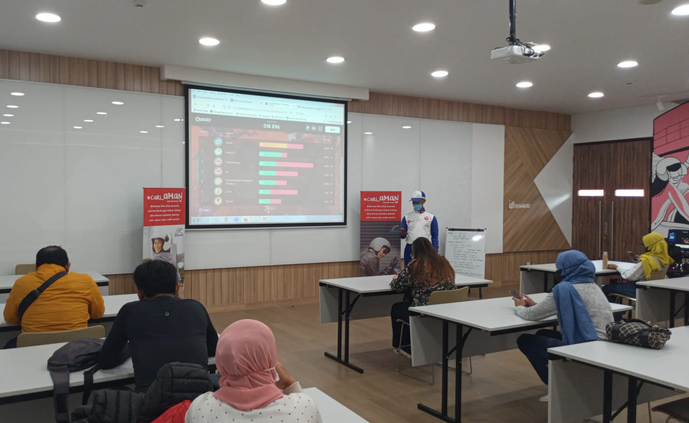 DAM Mulai Gelar Pelatihan Safety Riding di Safety Riding Center dengan Protokol Kesehatan Ketat