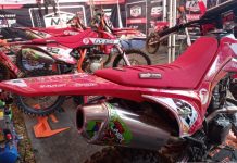 Dua Moto Sport Standar 4T 155 Senior Kejurnas GTX Semarang, Dua CRF Juara Dengan Knalpot ProLiner