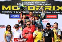 Hasil Lomba Kejurnas MotoPrix Region D putaran 2 2022 Gorontalo