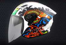 NHK Hadirkan Helm Half Face Terbaru Mereka Dengan Disain Terbaru