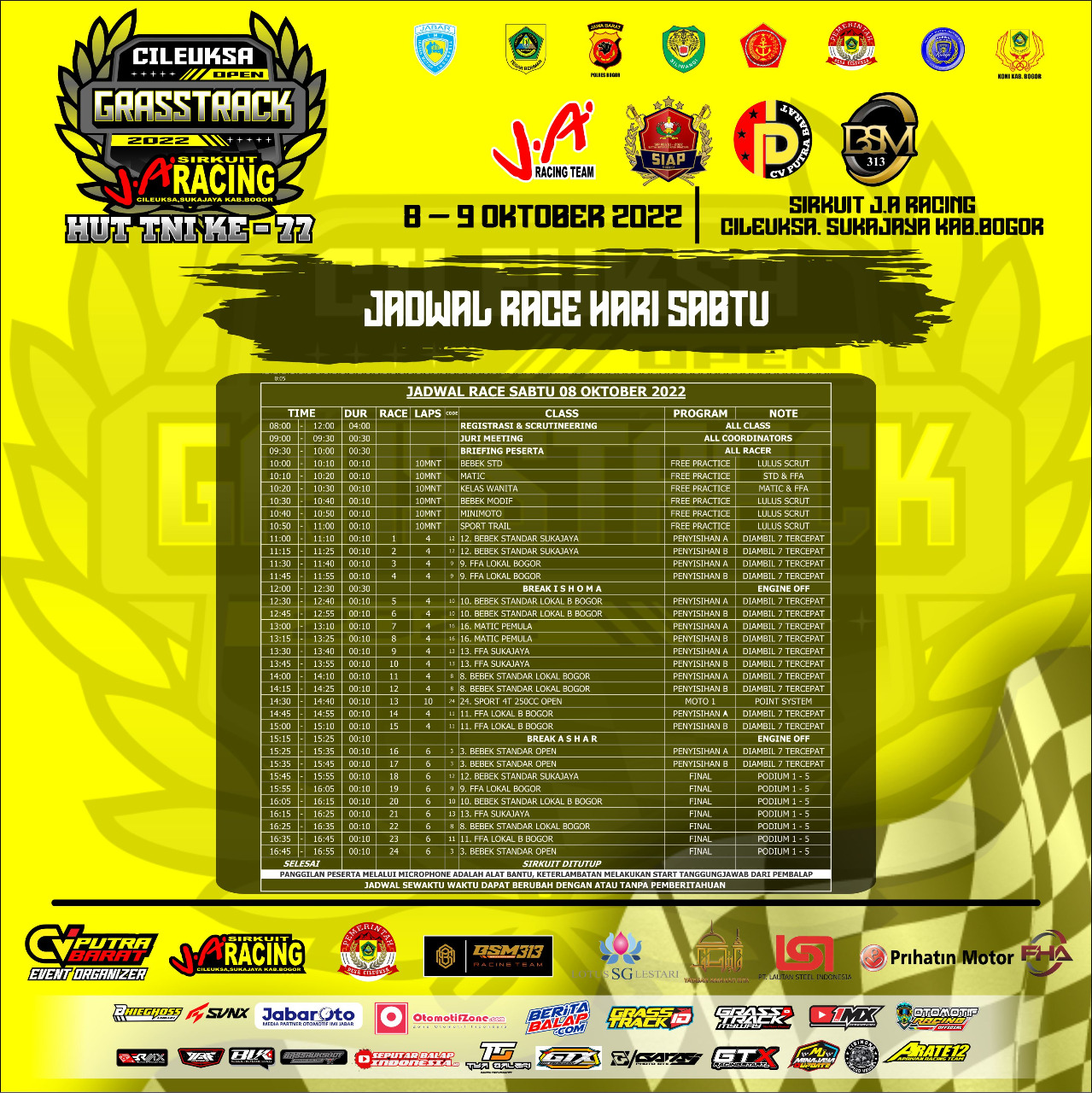Cileuksa Open Grasstrack 2022