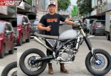 Modif Kilat Kawasaki KX450F Agha Riansyah, Libur Balap Buat Jalan-Jalan