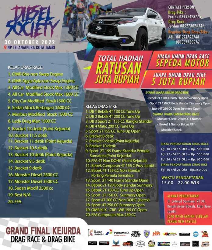 Dragrace dan Dragbike IMI Jambi