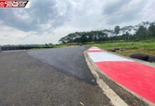 Persiapan Seri 4 Motoprix Mijen Dengan Menata Ulang Aspal Tikungan
