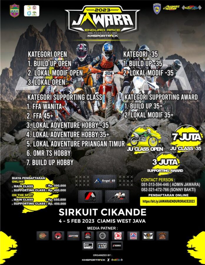 Jawara Enduro Race di Ciamis Hadiahnya Motor Jawara Enduro Race di Ciamis Hadiahnya Motor