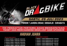 Black Dragbike 2023 Berlangsung di Sidoarjo, Hadiah Ratusan Juta dan Sepeda Motor