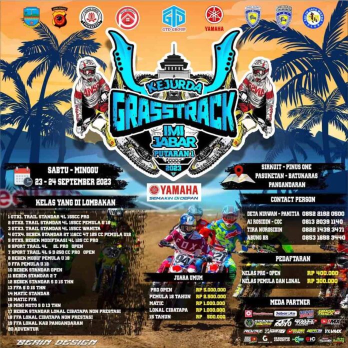 Kejurda Grasstrack IMI Jabar Berlangsung Pekan Ini di Pangandaran