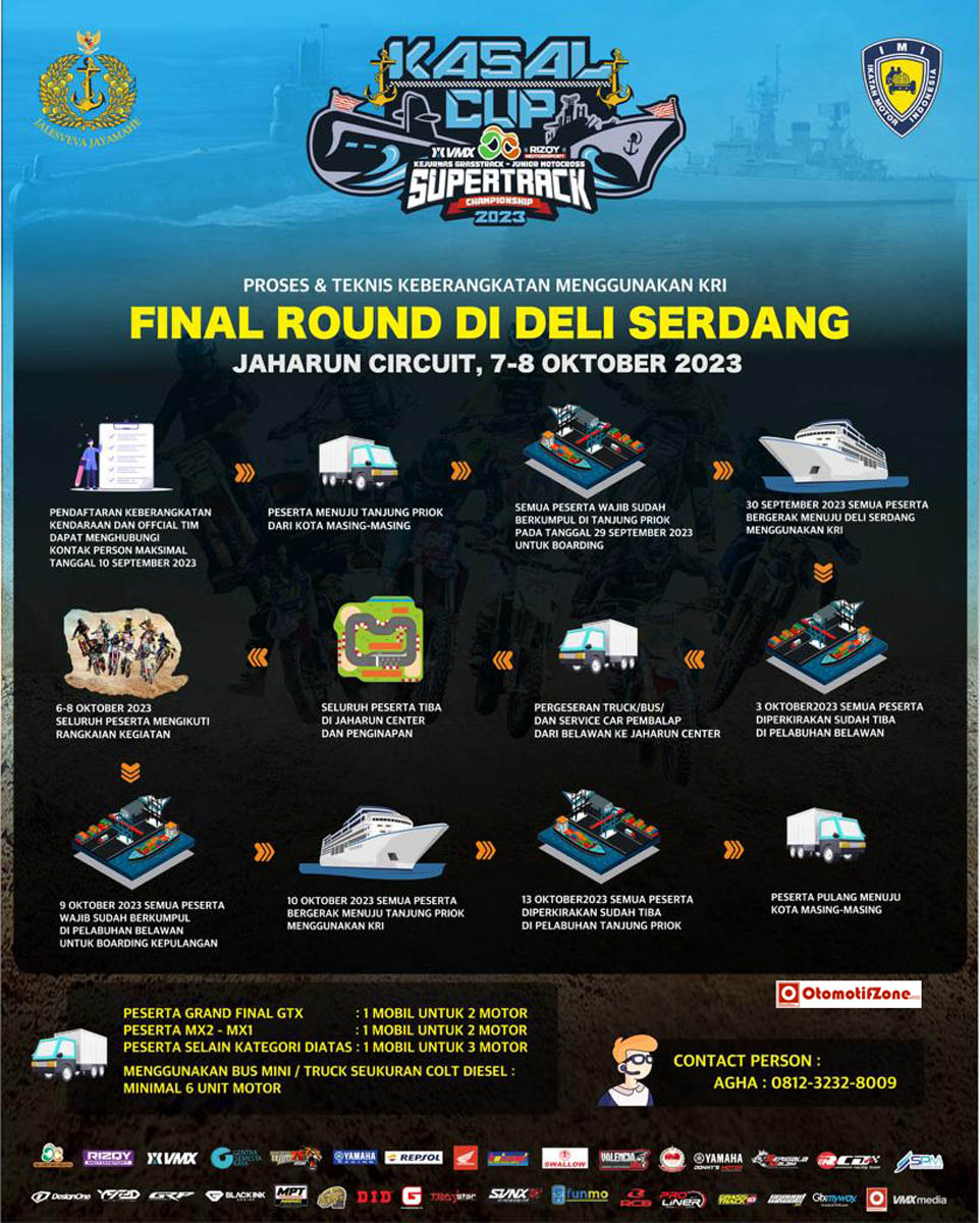 rangkaian proses keberangkatan team
