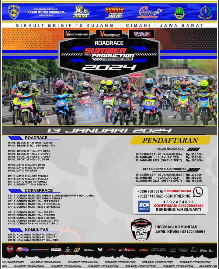 Road race Sumber Productiion 2024