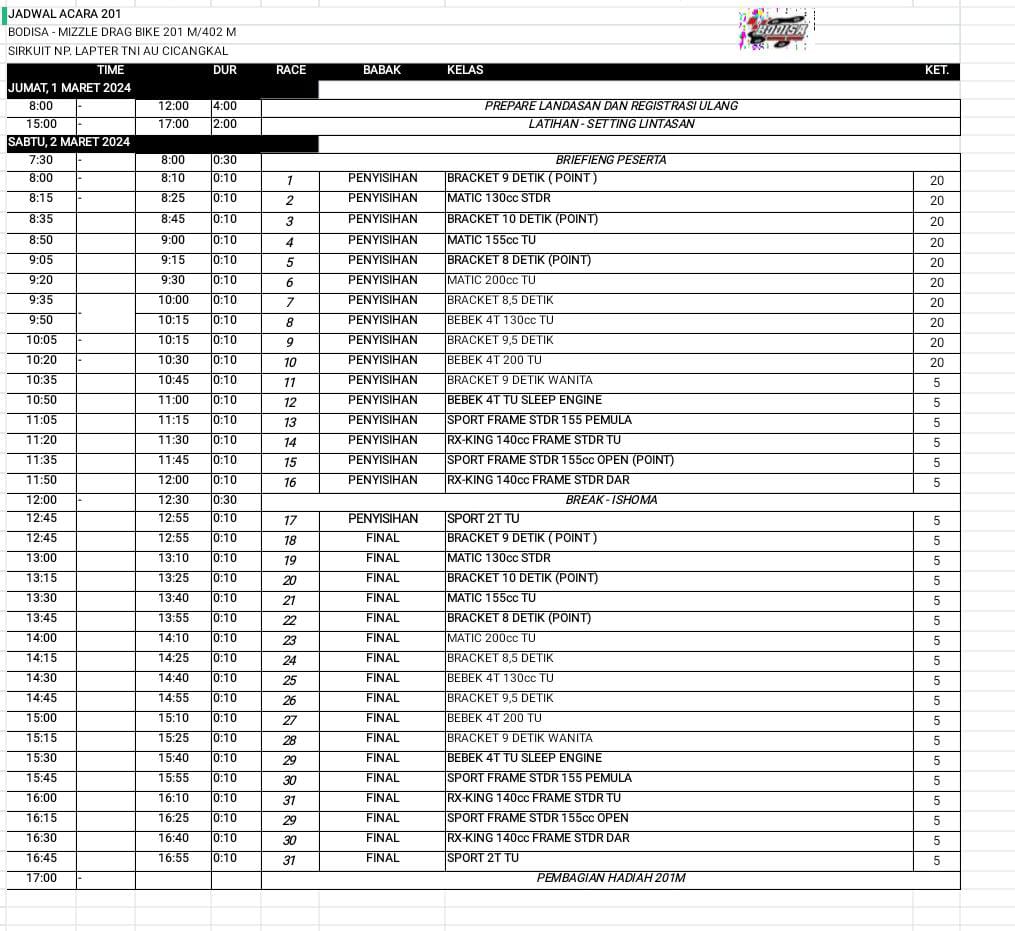 jadwal