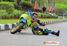 5 Tahun Absen, Yayank Erlando Buktikan Kembali Juara Underbone Melayu Cup Race Siak
