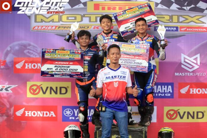 Sandy Agung Membagikan Hadiah