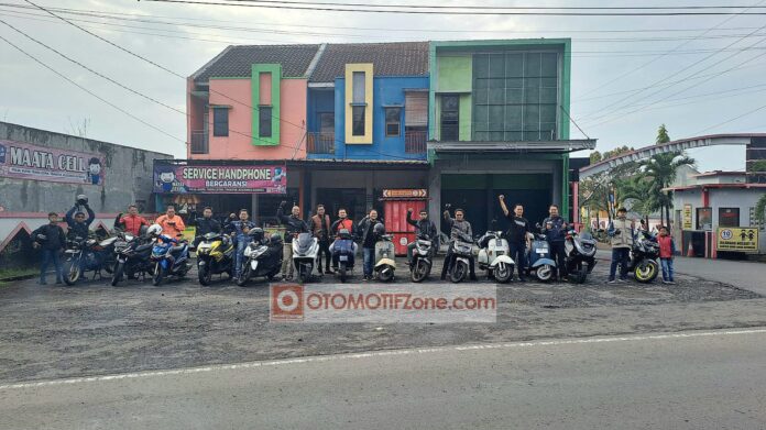 Warga Perumahan di Ciamis Pererat Silaturahmi Dengan Touring
