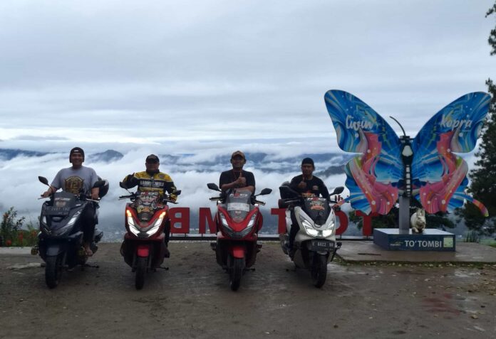 Wakil Jawa Barat Touring Lintas Pulau Meriahkan Gathering Nasional HPCI di Makassar