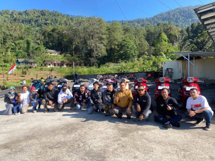 Stylo Club Bandung Gelar Touring ke Pantai Cemara Cianjur