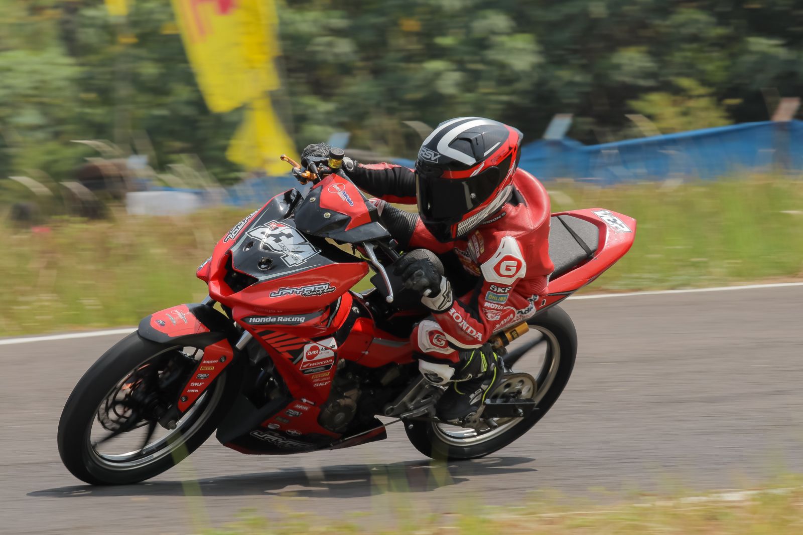 Arkana Ocktane - Pebalap Honda Daya Jayadi Racing Team Dominasi Kejurda Jabar 2024 Seri Kedua