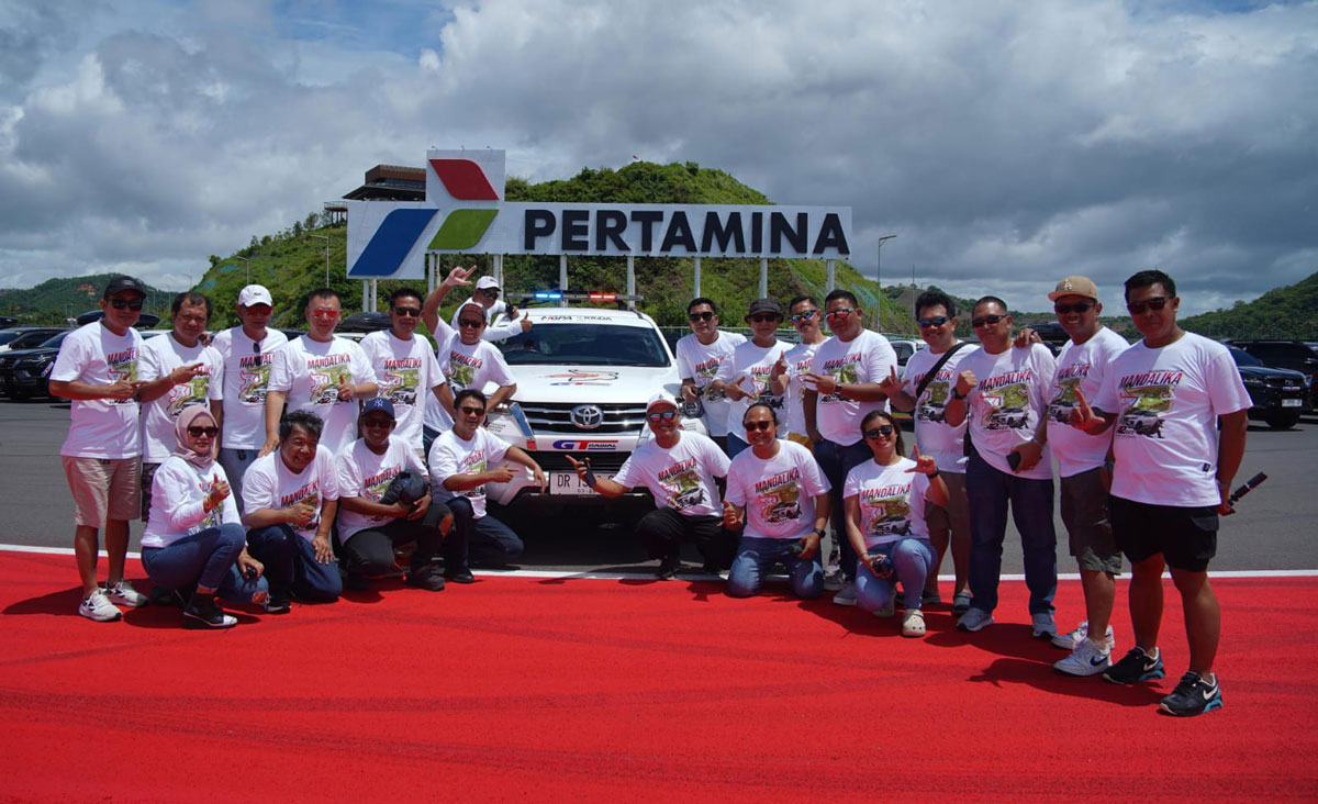 ID Fortuner Indonesia Menjajal Sirkuit Mandalika