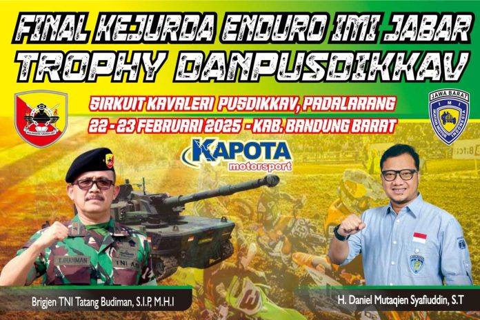 Final Kejurda Enduro IMI Jabar - Trophy Danpusdikkav Digelar di Padalarang, Februari 2025