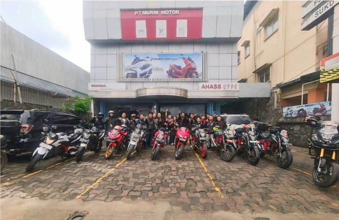 Honda Bogor StreetFire Club (HBSC) Gelar Touring Wajib dan Lantik Anggota Baru