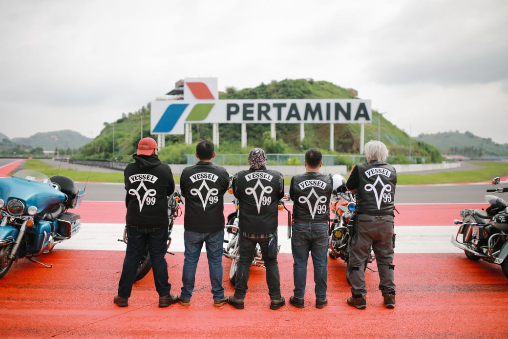 Komunitas Harley Davidson Vessel 99 dan ISHD (Ikatan Sport Harley Davidson) kunjungi Mandalika Circuit