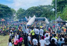 PECAH!!!BHAYANGKARA ADVENTURE Trail Danau Tempe Sengkang Kab. Wajo