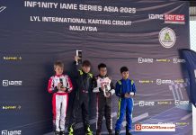 Kartingpun Bikin Bangga, Syabil Umar Sabet Podium IAME Asia Round 2 Malaysia 2025 Syabil Umar Basalamah podium 5 IAME Asia seri 2